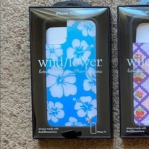 Wildflower Blue Hibiscus iPhone 11 Case